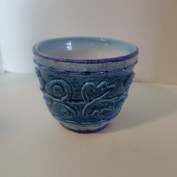 Vintage Bitossi Italian Small Abstract Glossy Ceramic 3.75" Indoor Plant… - Picture 3 of 5